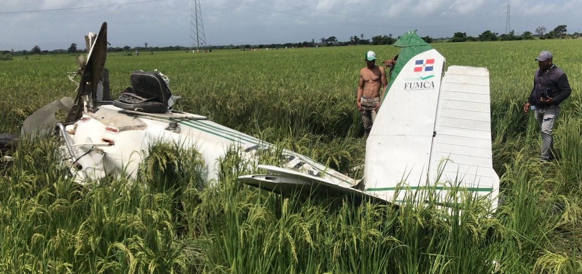 SFM: Muere piloto de avioneta que se estrellÃ³ en la comunidad Los Rieles