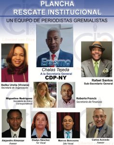 Erasmo Chalas presenta plancha para presidir filial CDP-New York