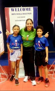 Dafne Sosa y Alexander Tejada irán al Hop Continental Tenis Mesa