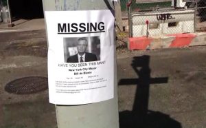 Declaran “persona desaparecida” al alcalde Bill de Blasio