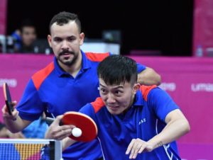 Jiaji Wu y Emil Santos ganan medalla panamericana tenis de mesa