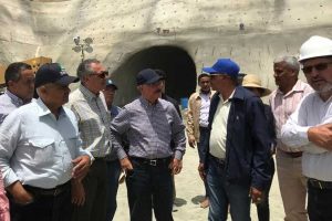 BARAHONA: Presidente inaugura túneles de presa Monte Grande BARAHONA: Presidente inaugura túneles de presa Monte Grande