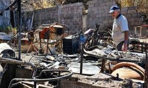 Incendio destruye diez casas y daña otras en el barrio Obrero de Santiago