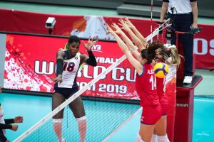 Sexteto de Voleibol RD derrota a Serbia en Copa Mundial