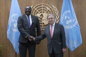 Guterres recibe a canciller haitiano al margen de Asamblea de la ONU