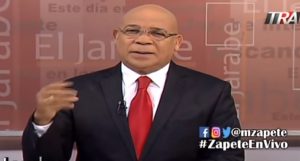 Zapete denuncia excluyeron su programa de Teleradio América