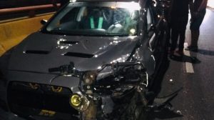 Un hombre muerto y mujer herida en accidente en el elevado de Santiago