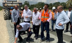 Presidente Medina supervisa la construcción Circunvalación SD
