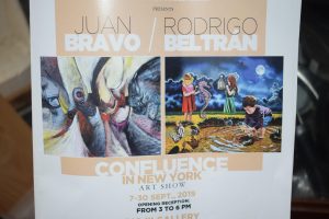 Inauguran exposición pintores Juan Bravo y Rodrigo Beltrán