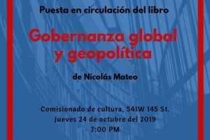 Periodista Nicolás Mateo pondrá en circulación obra