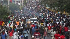 Haitianos en las calles exigen renuncia de presidente Jovenel Moise Haitianos en las calles exigen renuncia de presidente Jovenel Moise