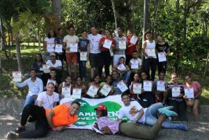 Decenas de jóvenes participan en 1er Campamento Juventudes Licey