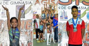 Santiago conquista torneo regional norte de gimnasia