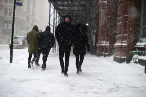 Alerta de frío y aguanieve en Nueva York, Nueva Jersey