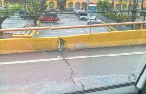 MOPC dice grieta elevado de avenida Estrella Sadhalá no representa peligro
