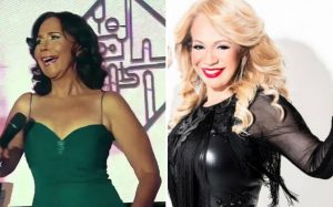Adalgisa Pantaleón y Miriam Cruz en concierto para celebrar el merengue
