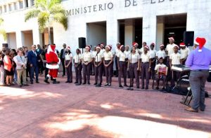 Minerd y Congreso reciben la Navidad con bandas de música Minerd y Congreso reciben la Navidad con bandas de música