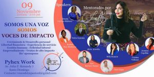 Invitan a participar el sábado 9 en evento Voces de Impacto