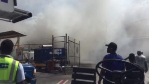 Incendio consume área aerolínea en aeropuerto Puerto Príncipe