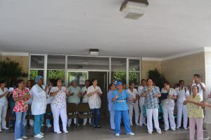 Enfermeros boicotean actividad del Ministerio Salud para exigir mejoras Enfermeros boicotean actividad del Ministerio Salud para exigir mejoras