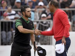 Tiger Woods da a Estados Unidos la Copa Presidentes de golf