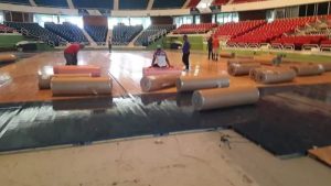 Acondicionan Palacio de los Deportes para preolímpico voleibol