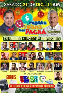 Celebrarán este sábado octavo aniversario de “Pégate y Gana”