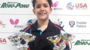 Rafael Cabrera Sosa conquista títulos Tenis de Mesa en Miami