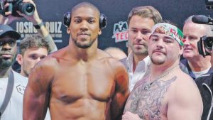 Anthony Joshua y Andy Ruiz Jr. en pelea de revancha por título pesado Anthony Joshua y Andy Ruiz Jr. en pelea de revancha por título pesado