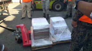 Bajo militarización llevan boletas electorales área de logística JCE Bajo militarización llevan boletas electorales área de logística JCE