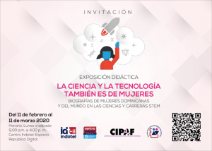 Indotel presenta muestra “La Ciencia y la Tecnología también es de Mujeres”