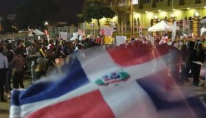 Persisten las protestas frente a JCE; llegan ya al octavo día consecutivo