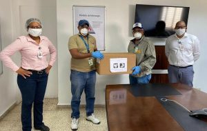 Sector de Zona Franca dona más de 2 mil mascarillas a Salud Pública