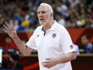 Gregg Popovich seguirá frente del Team USA en Tokio 2021