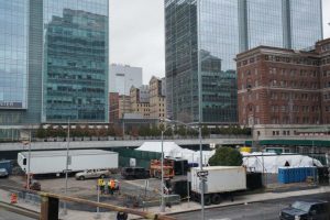 N. York instala morgue improvisada por virus en el mismo sitio que el 11S N. York instala morgue improvisada por virus en el mismo sitio que el 11S