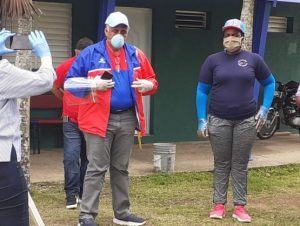 COD entrega alimentos atletas en Los Guaricanos y Bayaguana