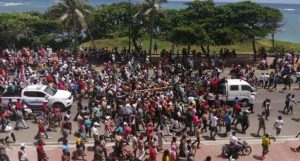 PUERTO PLATA: Afirman contagiados coronavirus estuvieron en la marcha