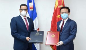 China dona a RD 100,000 dólares en insumos para combate al coronavirus