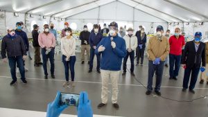Abinader entrega en La Vega primer hospital temporal para la COVID-19