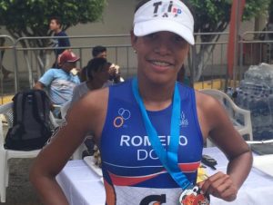Camila Romero en busca de lograr objetivos en deporte del triatlón