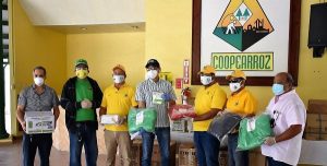 LA VEGA: Coopearroz dona materiales al Hospital Morillo King