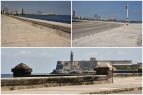 El Malecón de La Habana, ahora vacío y desolado debido a la covid-19