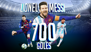 Lionel Messi llegó a 700 goles