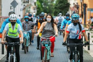 Santo Domingo inaugura ciclovía en Día Mundial de la Bicicleta