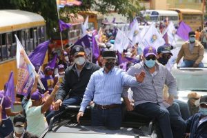 Medina y Castillo recorren provincias en recta final de la campaña electoral
