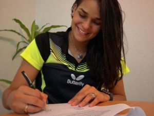 Eva Brito jugará a nivel profesional tenis de mesa en España