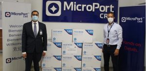 Empresa  Microport dona 40 mil mascarillas al gobierno