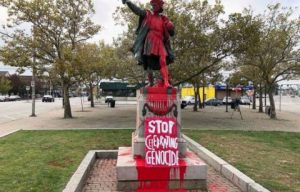 NUEVA JERSEY: Retiran estatua Colón por cosiderarla símbolo de opresión