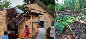 HERMANAS MIRABAL: Ventarrón daña viviendas y pérdidas en la agricultura