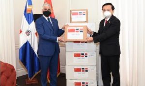 Recibe Rep. Dominicana una donación de China para enfrentar la Covid-19